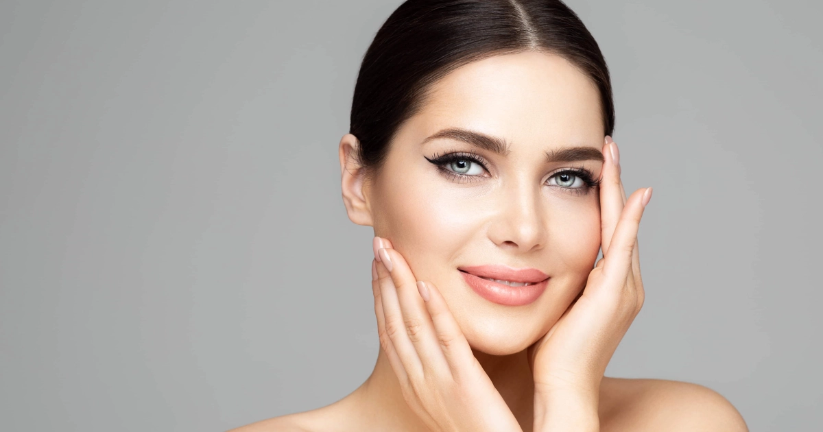 Women showing smooth skin after Peptides treatment in Stuart, FL, highlighting youthful and radiant complexion.
